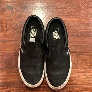 Girls black vans